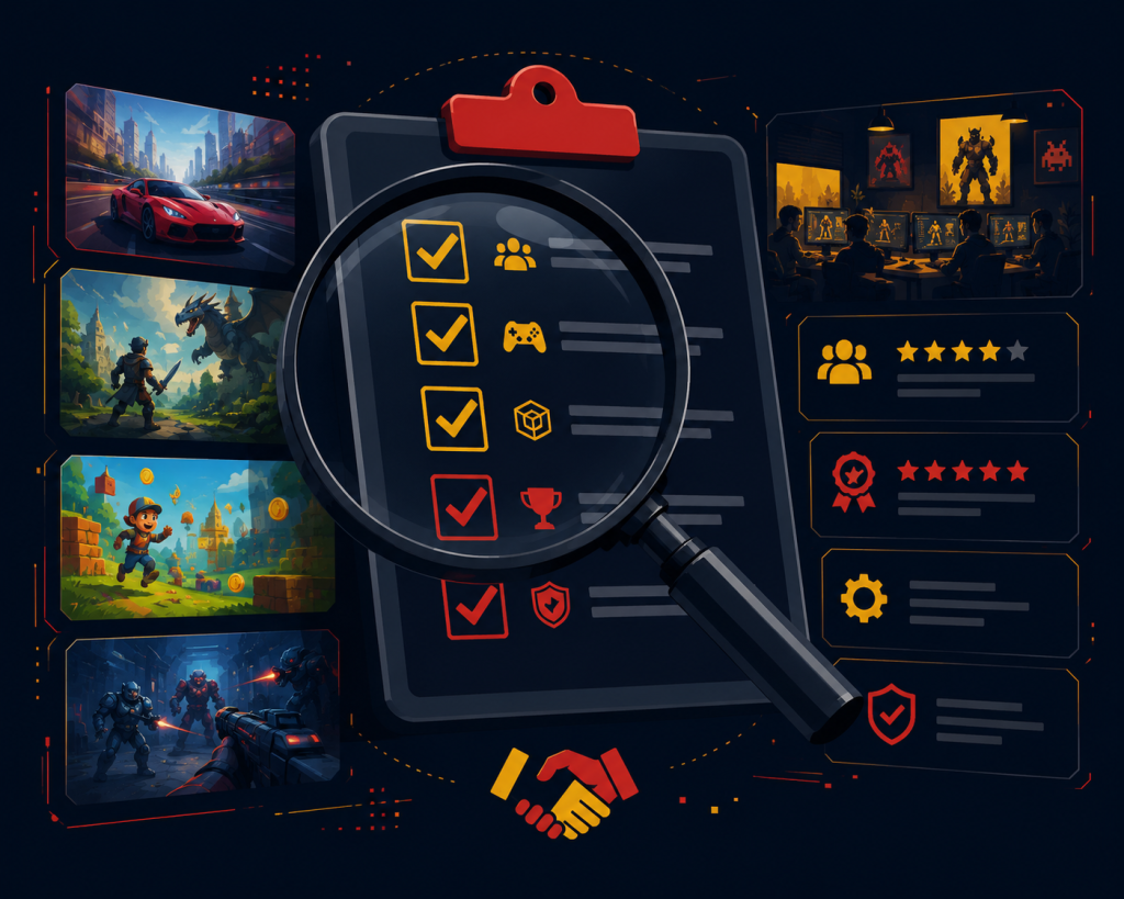 Choosing a game development company in India checklist